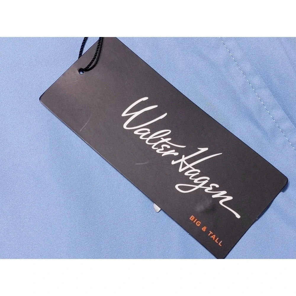 WALTER HAGEN Performance Golf Shorts Perfect 11 Light Blue ~ 52 - Picture 3 of 6
